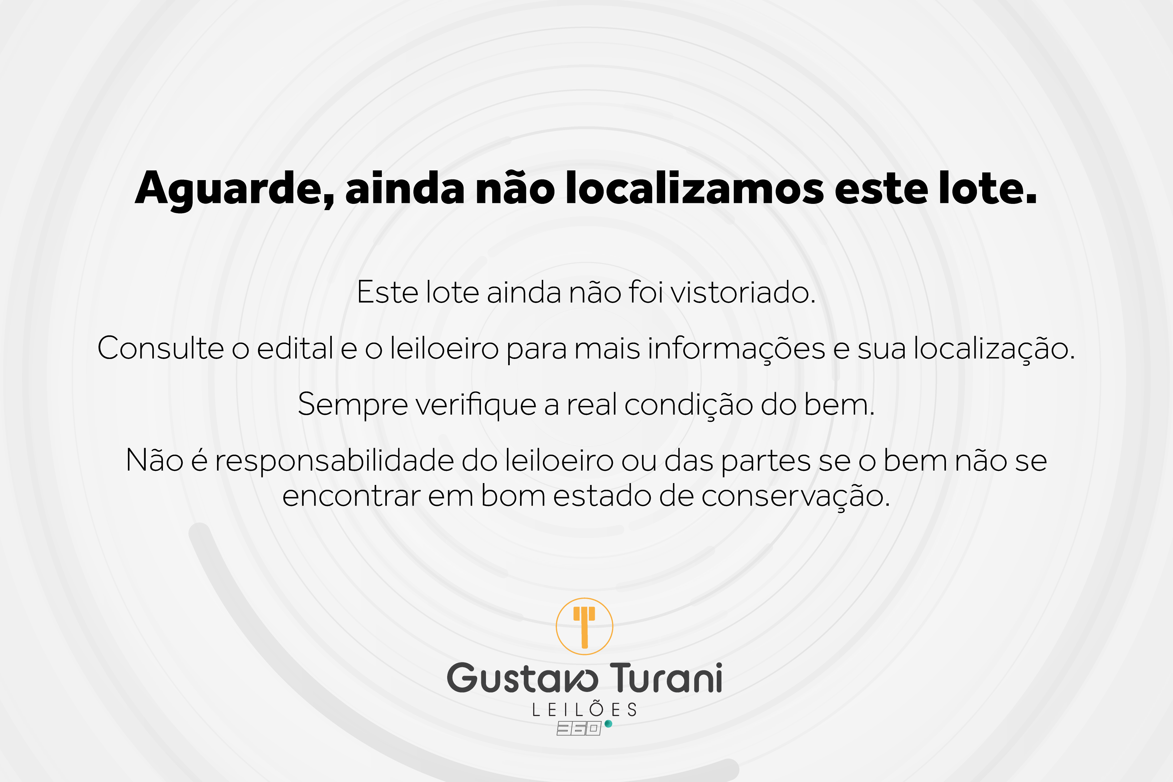 LEILÃO CONTINUARÁ NO AUDITÓRIO DOS LOTES CONSERVADOS