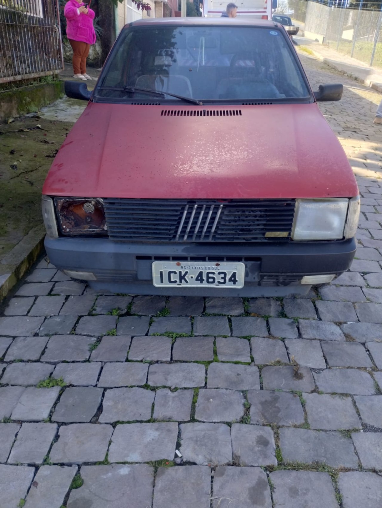 FIAT UNO 1.5R, PLACA ICK4634, ANO/MODELO 1989/1989, CHASSI ******90404 E COR VERMELHA