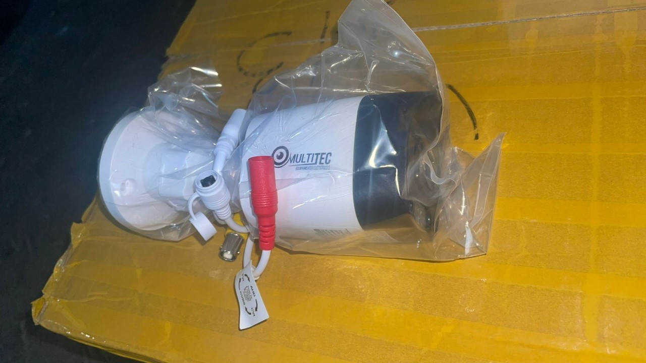 01 (UM) KIT DE CÂMERA COM VISÃO NOTURNA (NOVO)