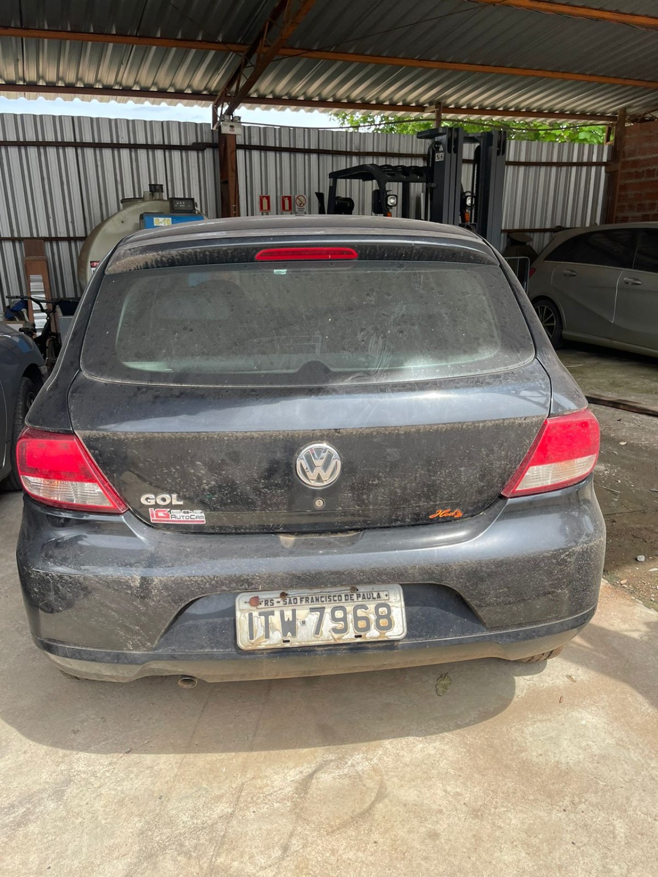 VW/GOL 1.0, ANO/MODELO: 2012/2013, PLACA: ITW7968