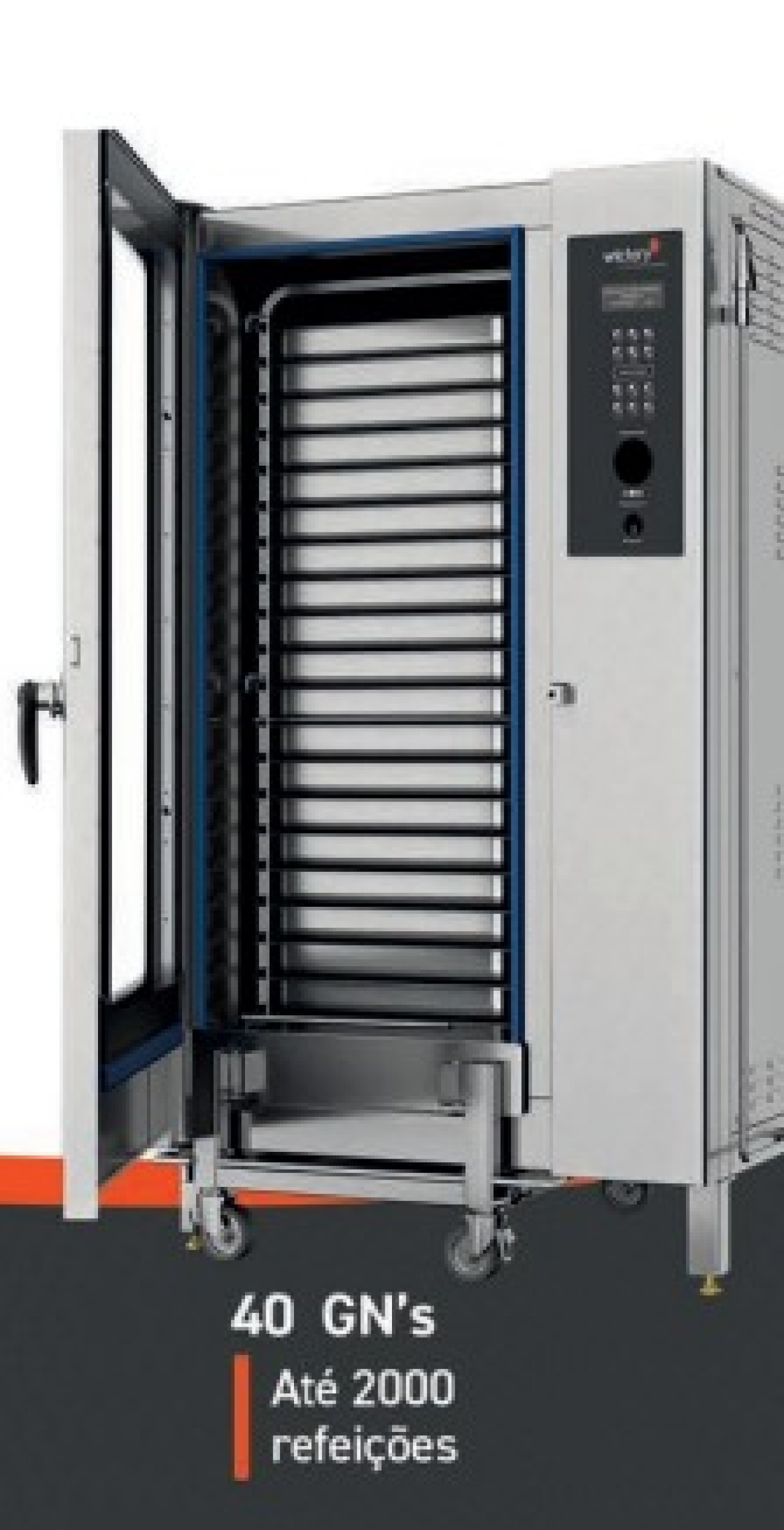 Forno Combinado, WCPR-40G M220V Rack/GN S [LOTE 1]