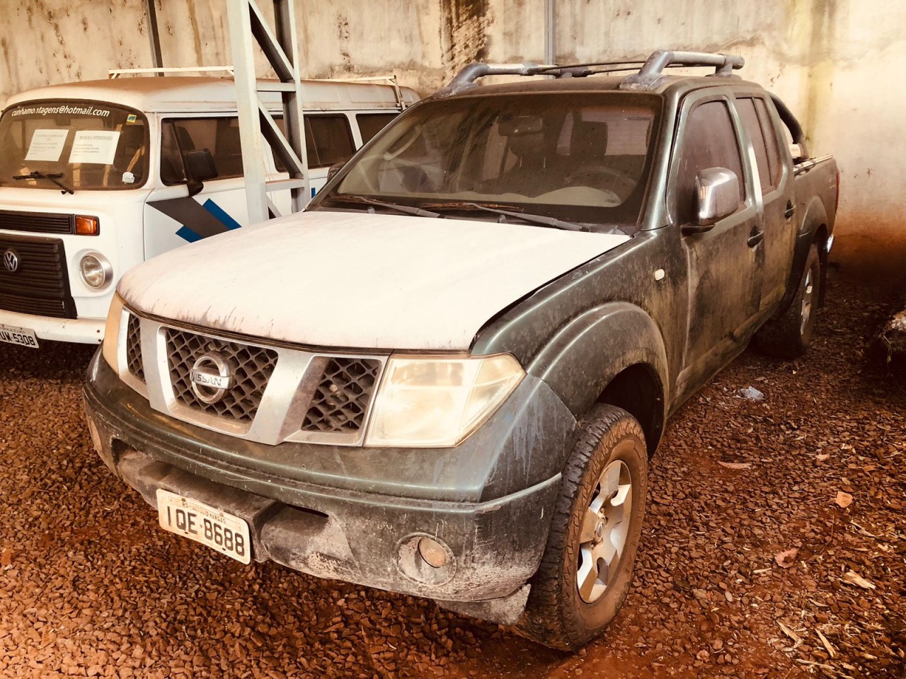 NISSAN FRONTIER LE 25 4X4, ANO 2009/2010, PLACA IQE8688