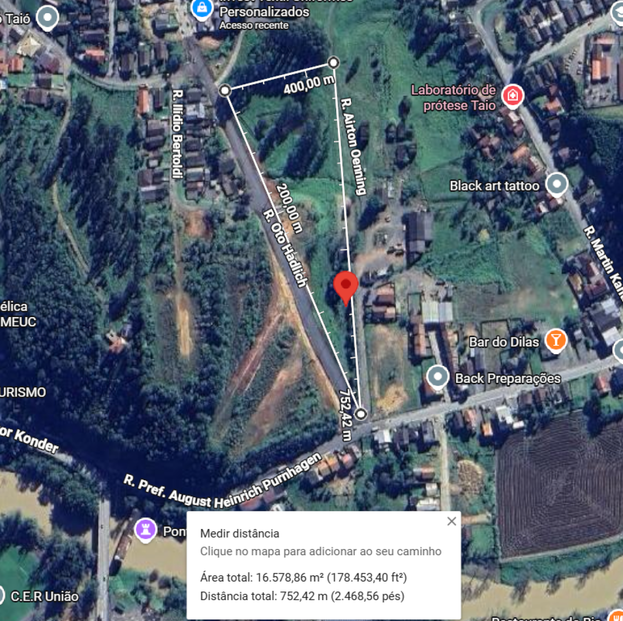 PARTE IDEAL DE 16.581,00m² EM TAIO/SC